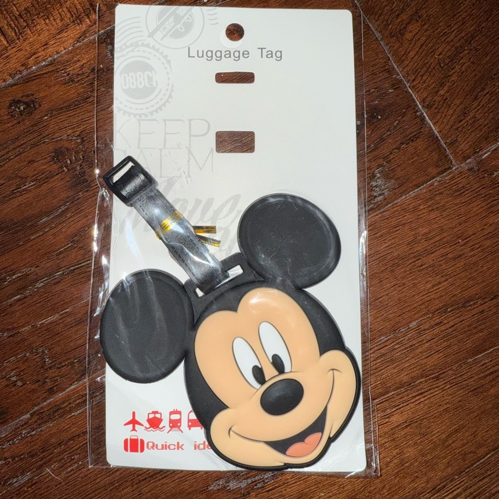 New Disney’s Mickey Mouse Silicone Luggage Tag